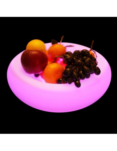 Ваза для фруктов с подсветкой LED Plate-1 RGB с аккумулятором