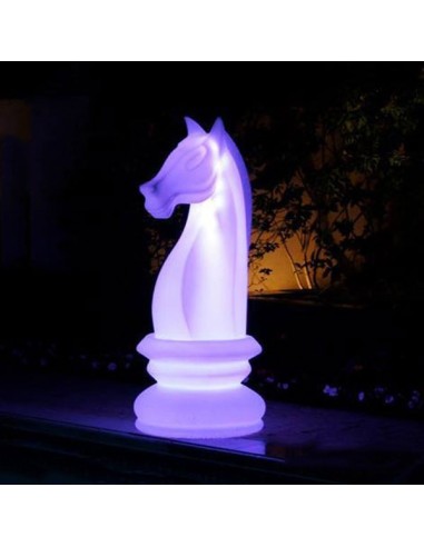 Светильник шахматная фигура Конь LED Chess RGB с аккумулятором