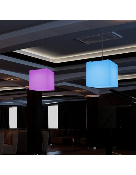 Подвесной светильник Куб 50 см LED Cube Premium RGB