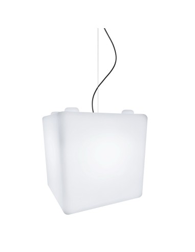 Подвесной светильник Куб 30 см LED Cube Premium белый