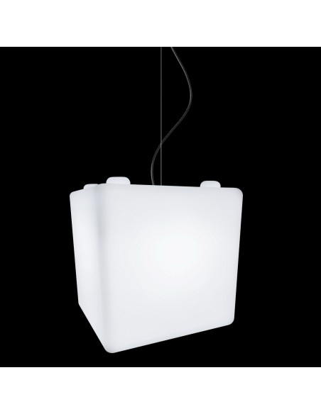 Подвесной светильник Куб 30 см LED Cube Premium белый Подвесной светильник Куб 30 см LED Cube Premium белый
