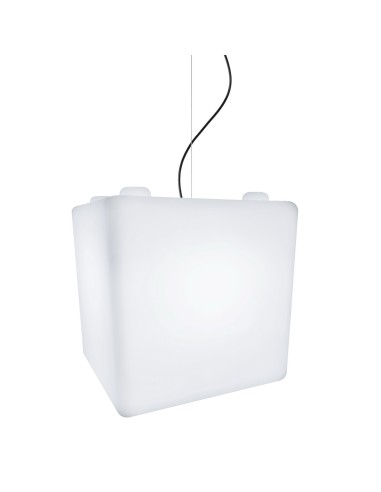 Подвесной светильник Куб 40 см LED Cube Premium белый