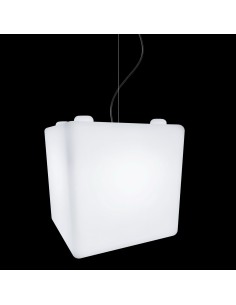 Подвесной светильник Куб 40 см LED Cube Premium белый 2