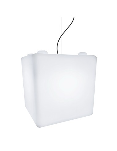 Подвесной светильник Куб 50 см LED Cube Premium белый