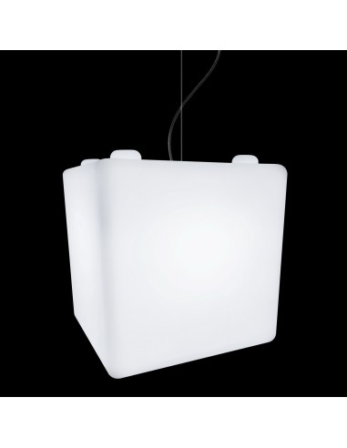Подвесной светильник Куб 50 см LED Cube Premium белый