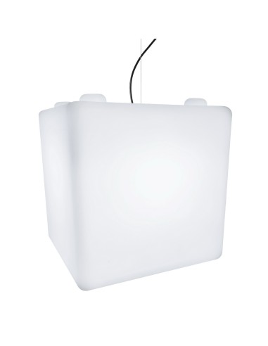 Подвесной светильник Куб 60 см LED Cube Premium белый