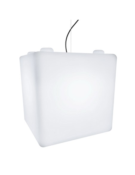 Подвесной светильник Куб 60 см LED Cube Premium белый