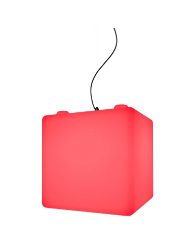 Подвесной светильник Куб 40 см LED Cube Premium RGB