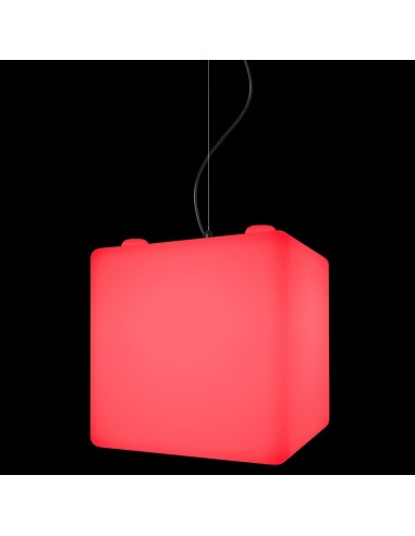 Подвесной светильник Куб 40 см LED Cube Premium RGB