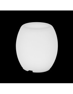 Светящийся стул-табурет LED DRUM 51x51x42 см белый 220V 2