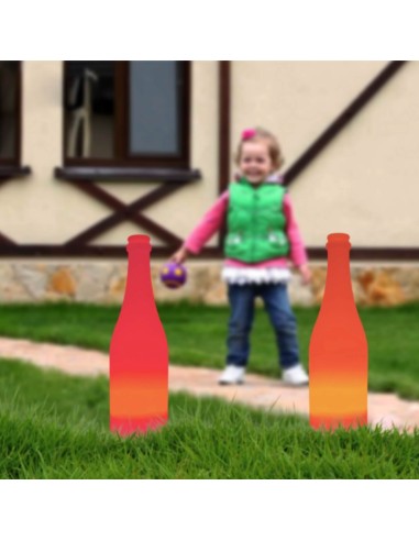 Садовый уличный светильник Бутылка LED BOTTLE c разноцветной RGB подсветкой и пультом ДУ IP65 220V