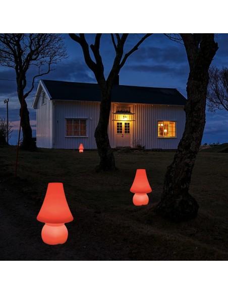 Садовый уличный светильник Гумба LED GOOMBA c разноцветной RGB подсветкой и пультом ДУ IP65 220V Садовый уличный светильник Гумба LED GOOMBA c разноцветной RGB подсветкой и пультом ДУ IP65 220V