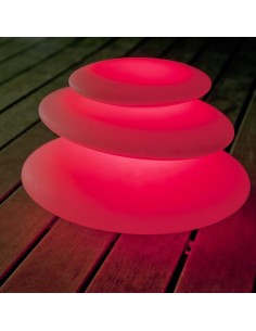 Садовый уличный светильник Дзен LED ZEN c разноцветной RGB подсветкой и пультом ДУ IP65 220V