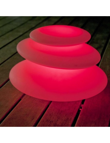 Садовый уличный светильник Дзен LED ZEN c разноцветной RGB подсветкой и пультом ДУ IP65 220V Садовый уличный светильник Дзен LED ZEN c разноцветной RGB подсветкой и пультом ДУ IP65 220V