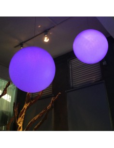 Подвесной светильник шар LED MOONBALL 100 см разноцветный RGB с пультом ДУ IP65