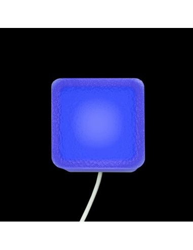 Светодиодная брусчатка 50x50 мм LED Lumbrus Brick синяя IP68