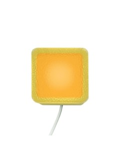 Светодиодная брусчатка 50x50 мм LED Lumbrus Crystal жёлтая IP68