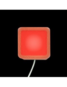 Светодиодная брусчатка 50x50 мм LED Lumbrus Crystal красная IP68 2