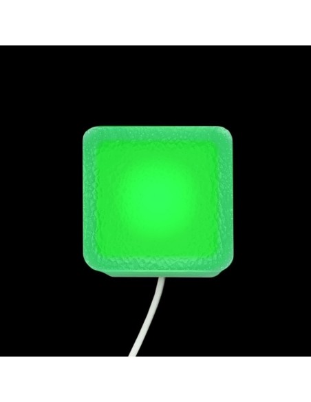 Светодиодная брусчатка 50x50 мм LED Lumbrus Crystal зелёная IP68 Светодиодная брусчатка 50x50 мм LED Lumbrus Crystal зелёная IP68