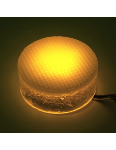 Грунтовый светильник 100 мм LED Lumbrus Spot жёлтый IP68