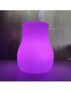 Светящаяся ваза для цветов LED VASE c разноцветной RGB подсветкой и пультом ДУ IP65 220V 2