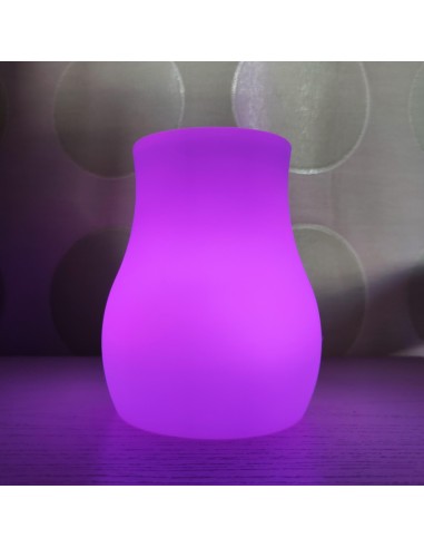 Светящаяся ваза для цветов LED VASE c разноцветной RGB подсветкой и пультом ДУ IP65 220V