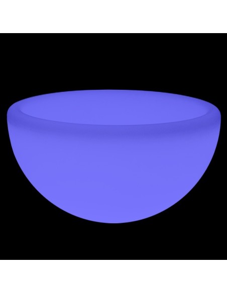 Кашпо с подсветкой Полусфера 100 см LED Garda RGB с аккумулятором Кашпо с подсветкой Полусфера 100 см LED Garda RGB с аккумулятором