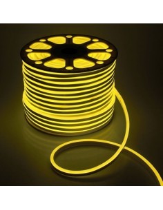 Гибкий неон LED Neon Mini 8x16 мм жёлтый IP67 12V 2