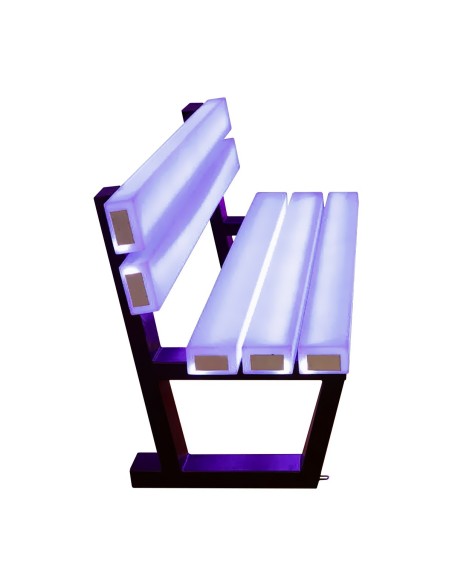 Cветящаяся уличная скамейка LED NIGHTWALK 55x180x88 см cо светодиодной подсветкой IP65 220V Cветящаяся уличная скамейка LED NIGHTWALK 55x180x88 см cо светодиодной подсветкой IP65 220V