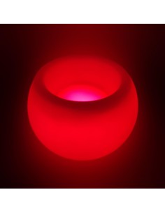 Светящееся мини-кашпо для цветов LED MOONY Mini c разноцветной RGB подсветкой и пультом ДУ IP65 220V