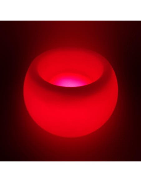 Светящееся мини-кашпо для цветов LED MOONY Mini c разноцветной RGB подсветкой и пультом ДУ IP65 220V Светящееся мини-кашпо для цветов LED MOONY Mini c разноцветной RGB подсветкой и пультом ДУ IP65 220V