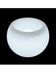 Светящееся мини-кашпо для цветов LED MOONY Mini c белой светодиодной подсветкой IP65 220V 2