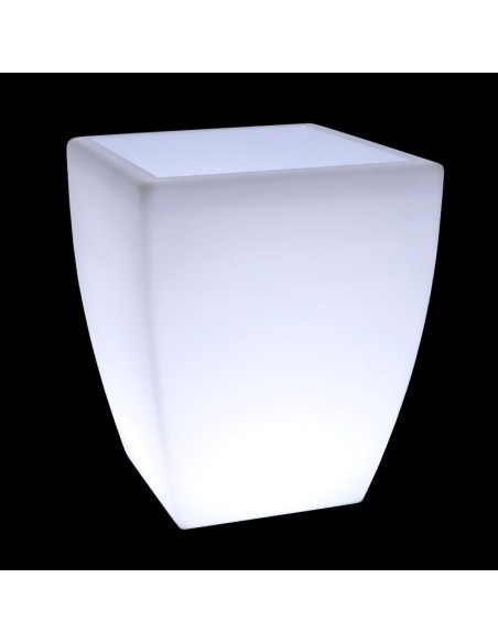 Светящееся кашпо для цветов LED LINEA-1 c белой светодиодной подсветкой IP65 220V Светящееся кашпо для цветов LED LINEA-1 c белой светодиодной подсветкой IP65 220V