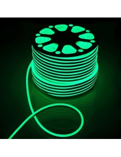 Гибкий неон LED Neon Mini 8x16 мм зелёный IP67 12V