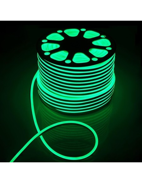 Гибкий неон LED Neon Mini 8x16 мм зелёный IP67 12V Гибкий неон LED Neon Mini 8x16 мм зелёный IP67 12V