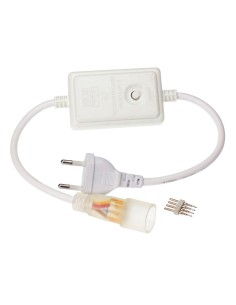 Сетевой шнур с RGB контроллером для многоцветного гибкого неона 18 мм 220V