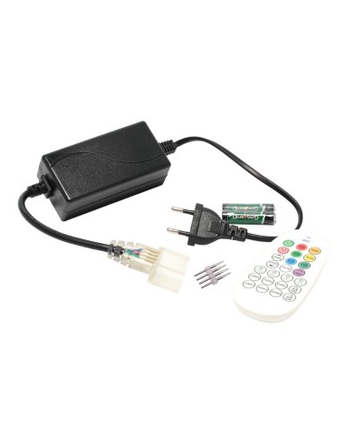 RGB контроллер с пультом ДУ для многоцветного гибкого неона 14x25 мм 1000 Вт 220V