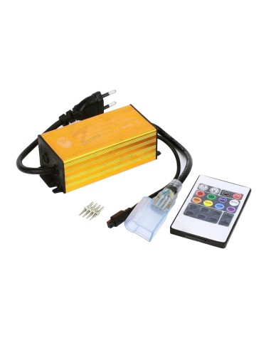 RGB контроллер с пультом ДУ для многоцветного гибкого неона 14x25 мм 1500 Вт 220V