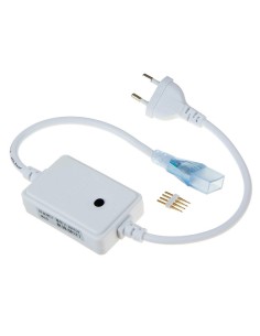 Сетевой шнур с RGB контроллером для многоцветного гибкого неона 6x16 мм 220V