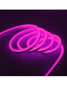 Гибкий неон LED Neon 14x25 мм розовый IP67 220V
