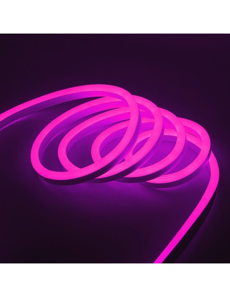 Гибкий неон LED Neon 14x25 мм розовый IP67 220V Гибкий неон LED Neon 14x25 мм розовый IP67 220V