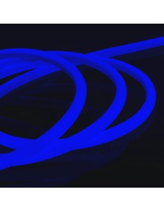 Гибкий неон LED Neon 360° круглый 14 мм синий IP65 220V