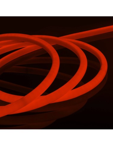 Гибкий неон LED Neon 360° круглый 14 мм красный IP65 220V