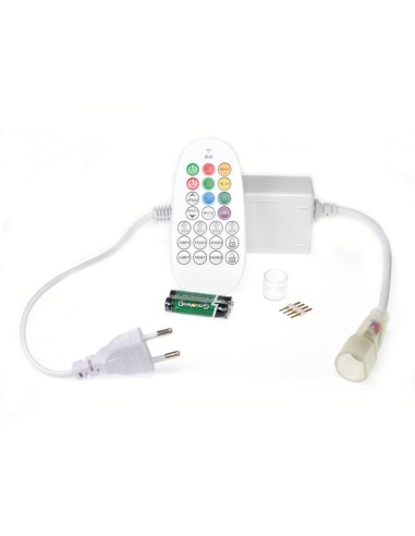 RGB контроллер с пультом ДУ для многоцветного гибкого неона 18 мм 1000 Вт 220V
