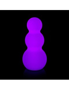 Садовый уличный светильник Снеговик LED SNOWMAN c разноцветной RGB подсветкой и пультом ДУ IP65 220V