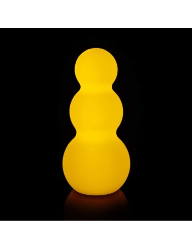 Беспроводной светильник Снеговик LED SNOWMAN многоцветный RGB с пультом ДУ и аккумулятором