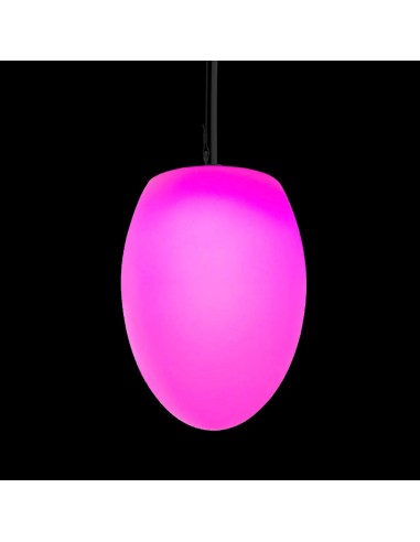 Подвесной светильник Яйцо LED EGG c разноцветной RGB подсветкой и пультом ДУ IP65