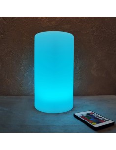 Настольная лампа Цилиндр LED CYLINDER 20 с разноцветной RGB подсветкой и пультом ДУ IP65 220V 2