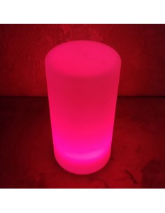 Беспроводной светильник Цилиндр LED CYLINDER 20 многоцветный RGB с пультом ДУ и аккумулятором