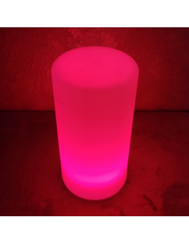 Беспроводной светильник Цилиндр LED CYLINDER 20 многоцветный RGB с пультом ДУ и аккумулятором